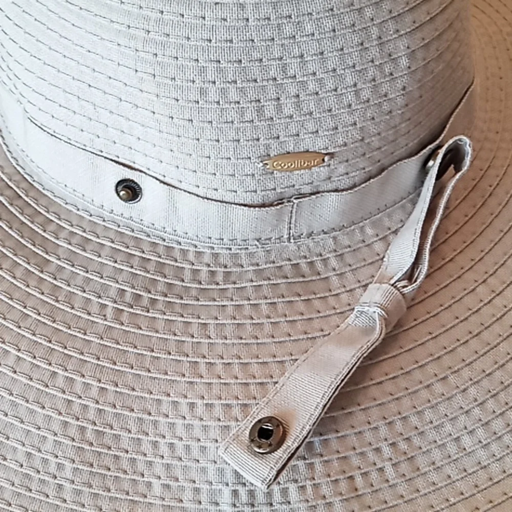 Coolibar Shelby Shapeable Poolside Hat. Convertible Roll With Snap. NWT. UPF 50+ - Picture 12 of 16